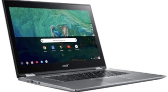 Kääntyvällä Full HD kosketusnäytöllä varustettu Acer Chromebook Spin 15 nyt 399 euroa - säästä 290€